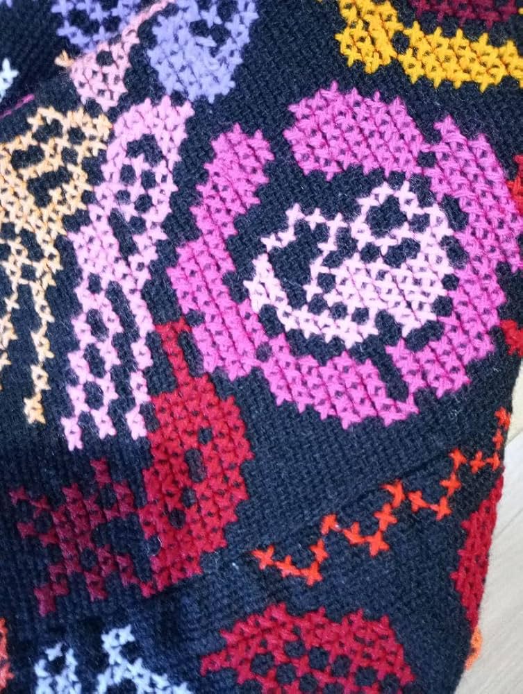 ポンチョ　ショール　民族衣装　メキシコ刺繍　フリンジ　ボヘミアン　ヒッピー Amazon.co.jp: ポンチョ ショール 民族衣装 メキシコ刺繍